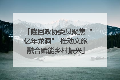 隆回政协委员聚焦“亿年龙洞” 推动文旅融合赋能乡村振兴