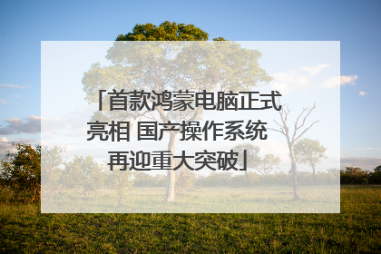 首款鸿蒙电脑正式亮相 国产操作系统再迎重大突破