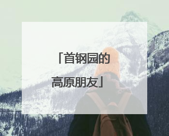 首钢园的高原朋友