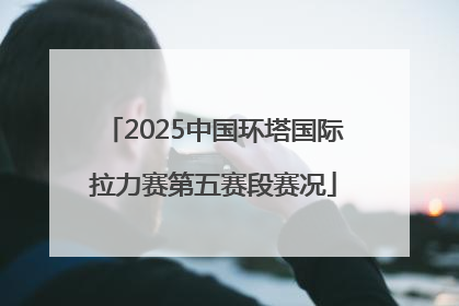 2025中国环塔国际拉力赛第五赛段赛况