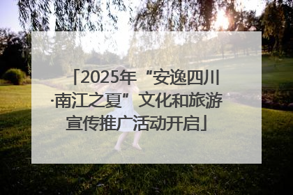 2025年“安逸四川·南江之夏”文化和旅游宣传推广活动开启