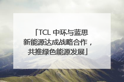 TCL 中环与蓝思新能源达成战略合作，共推绿色能源发展